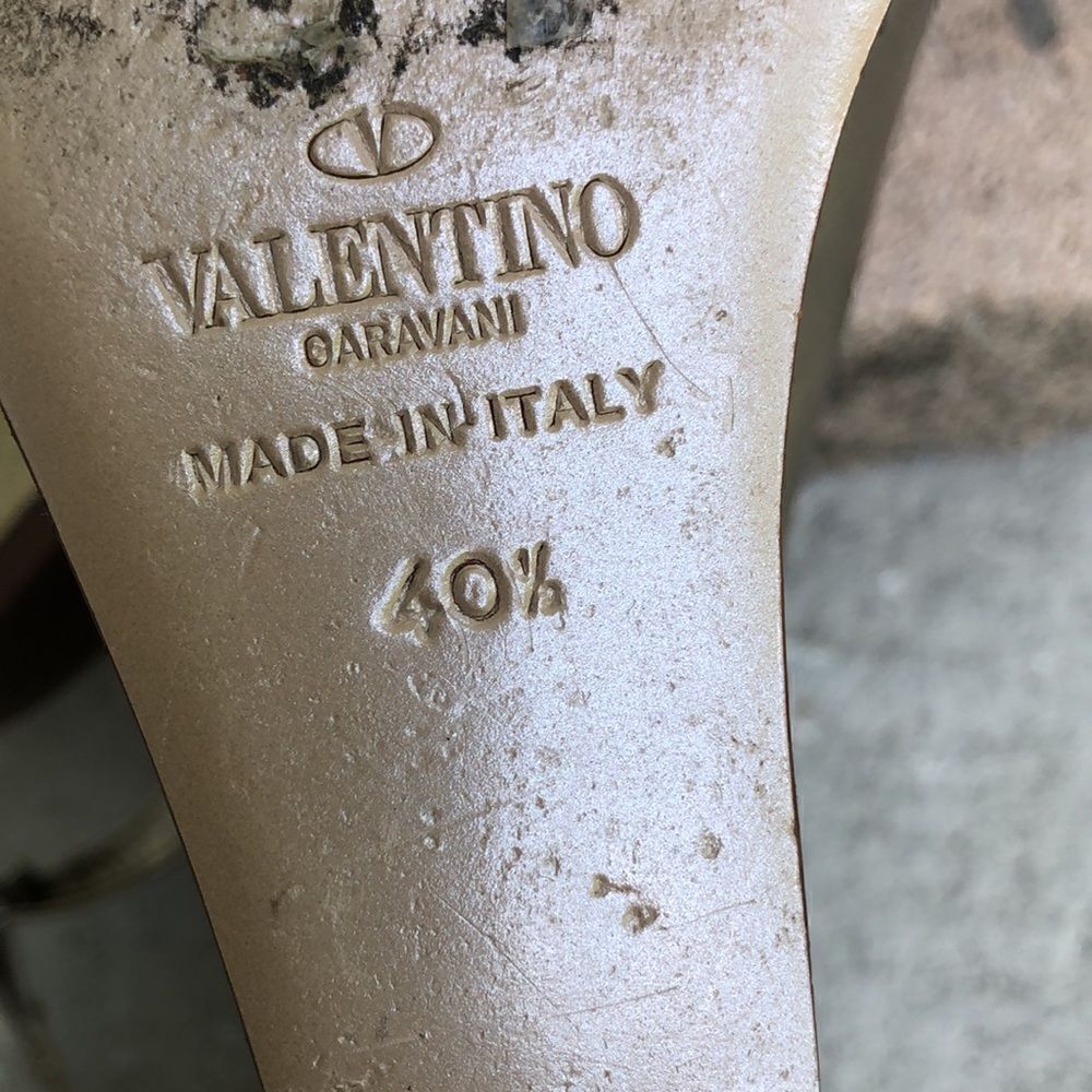 Valentino Silver Wedges - Picture 9 of 13